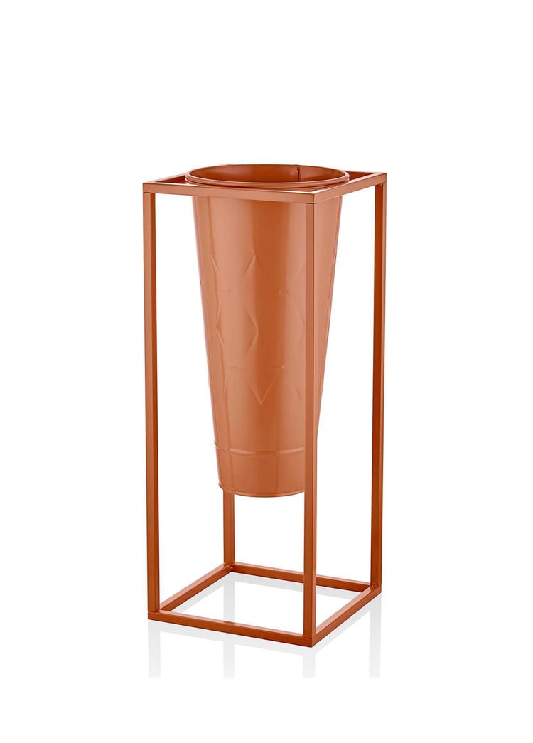 Prizma Vazo Saksı Terracota 70x30x30 cm