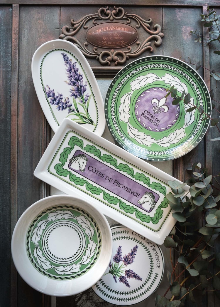 Provence Lavanta Dikdörtgen Servis 35x16 cm PRC007