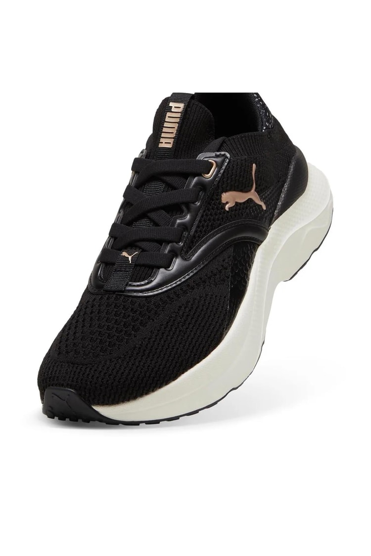 Puma 310162-01 Softrıde Mayve Leopard Wns Puma Black-Warm Whıte-Puma Gold Zenne Kosu Ayakkabısı