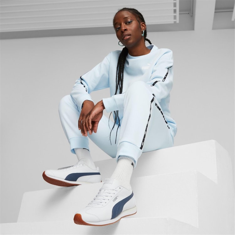 Puma 383037 Turin 3 Puma White-Inky Blue-Gum Erkek Sneaker Ayakkabı