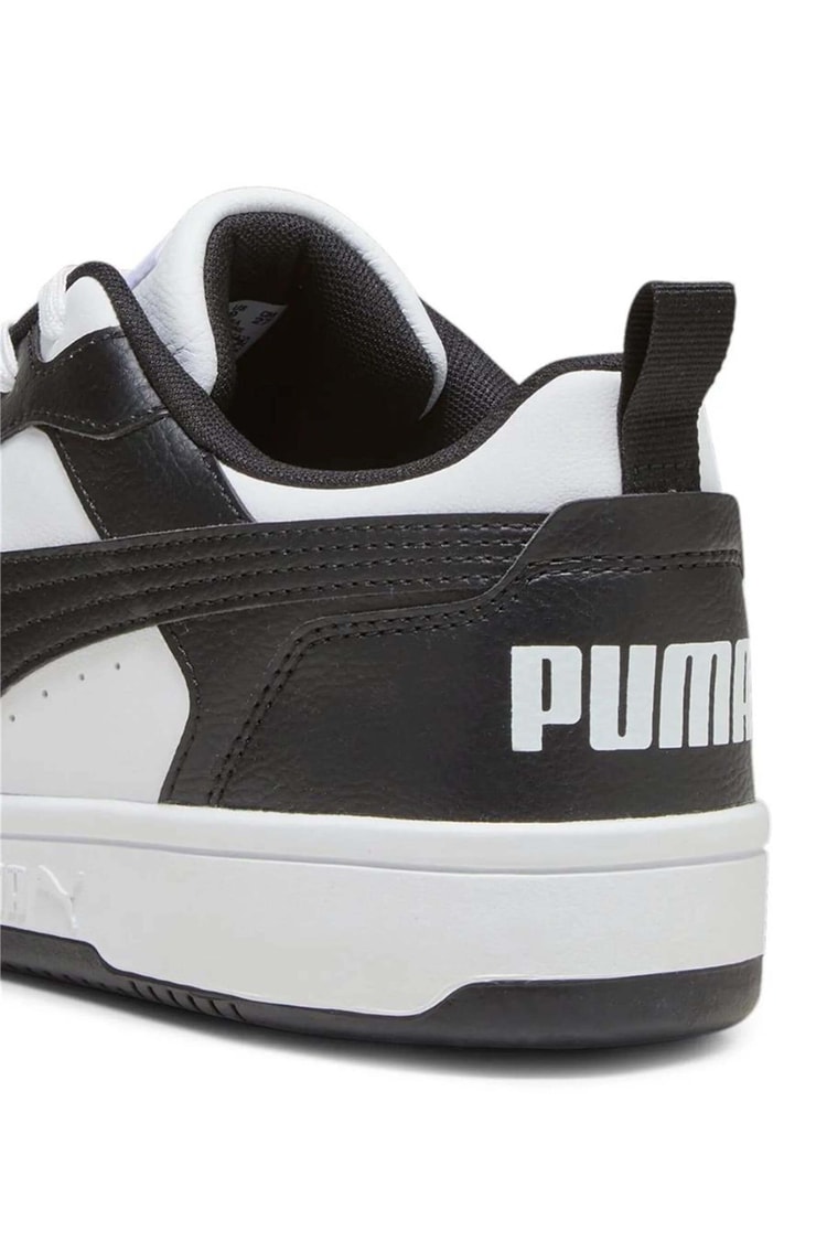 Puma 392328 Rebound V6 Low Puma Whıte-Puma Black-Whıte Erkek Basketbol Ayakkabısı