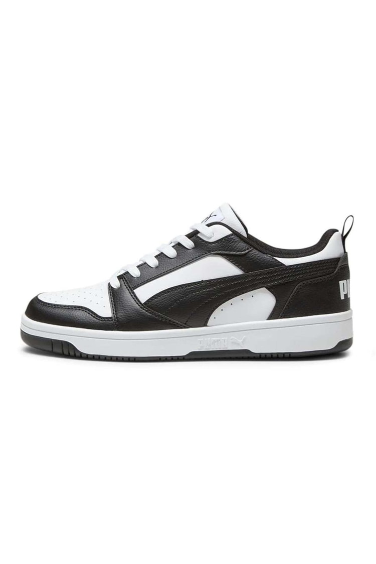 Puma 392328 Rebound V6 Low Puma Whıte-Puma Black-Whıte Erkek Basketbol Ayakkabısı