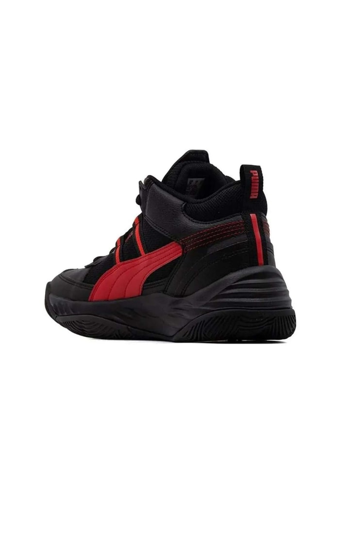 Puma 392329 Puma Rebound Future Nextgen Black-For All Tıme Red-Coal Erkek Basketbol Ayakkabısı