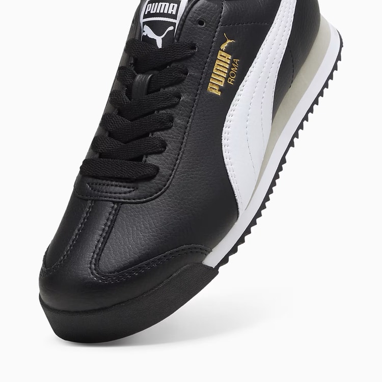 Puma 396868 02 Roma 24 Standard Puma Black-Puma Whıte-Smokey Gray Unısex Yuruyus Ayakkabısı