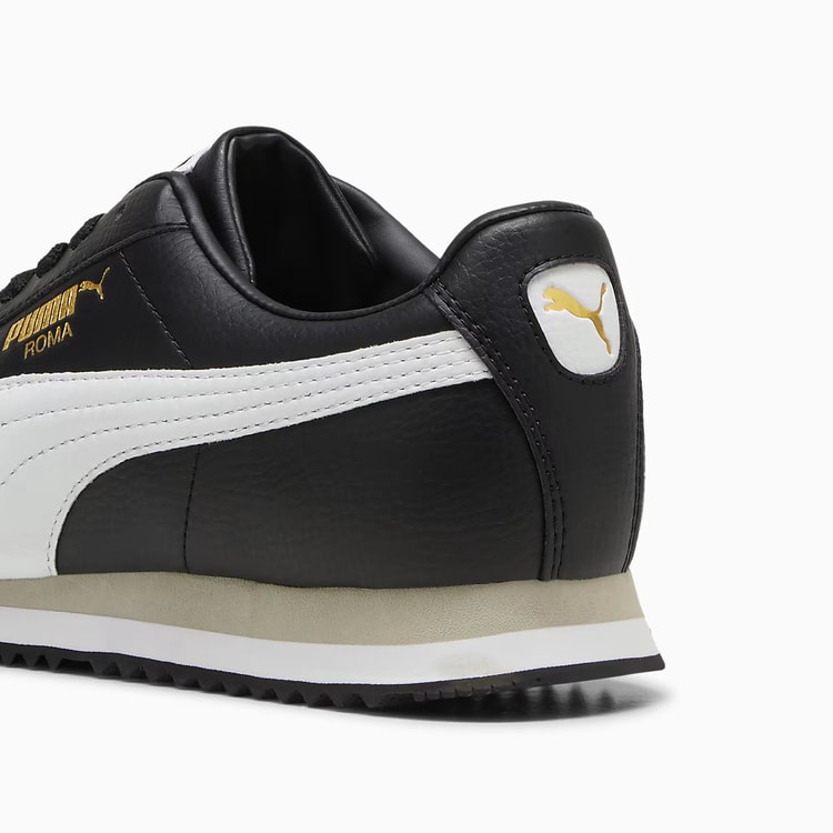 Puma 396868 02 Roma 24 Standard Puma Black-Puma Whıte-Smokey Gray Unısex Yuruyus Ayakkabısı
