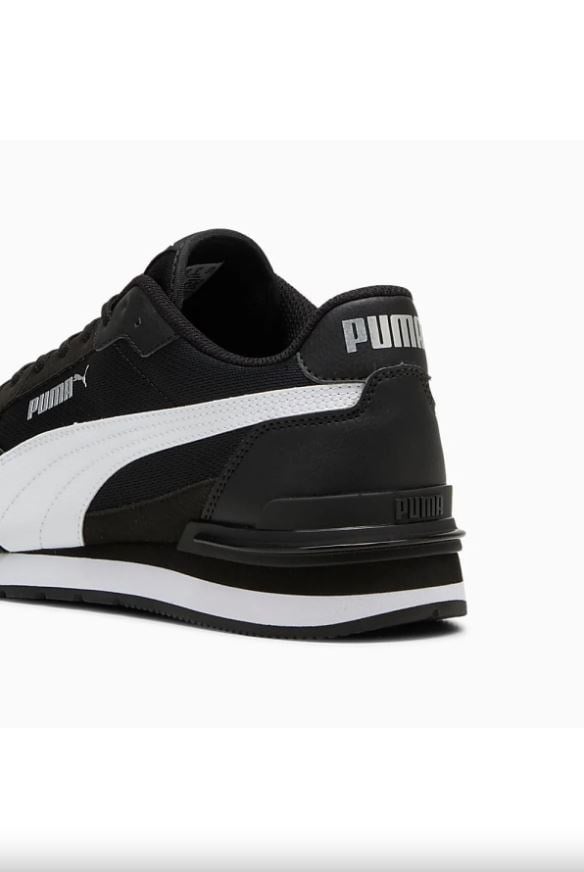 Puma 399666-01 St Runner V4 Mesh Puma Black-Puma Whıte-Puma Sılver Mrd Yuruyus Ayakkabısı