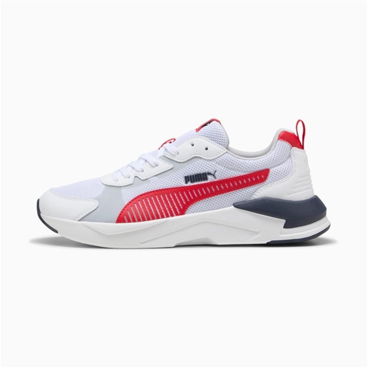 Puma 400229 03 X-Ray 3 Lt Puma Whıte-For All Tıme Red-Puma Navy Mrd Yuruyus Ayakkabısı