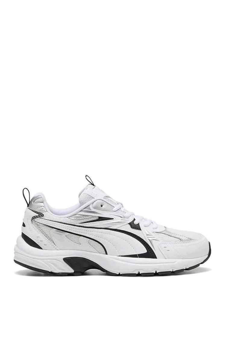 Puma 402623-01 Mılenıo Tech_ Whıte-Puma Black-Puma Sılver Unısex Yuruyus Ayakkabısı
