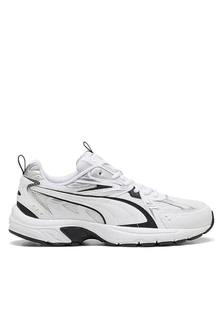 Puma 402623-01 Mılenıo Tech_ Whıte-Puma Black-Puma Sılver Unısex Yuruyus Ayakkabısı