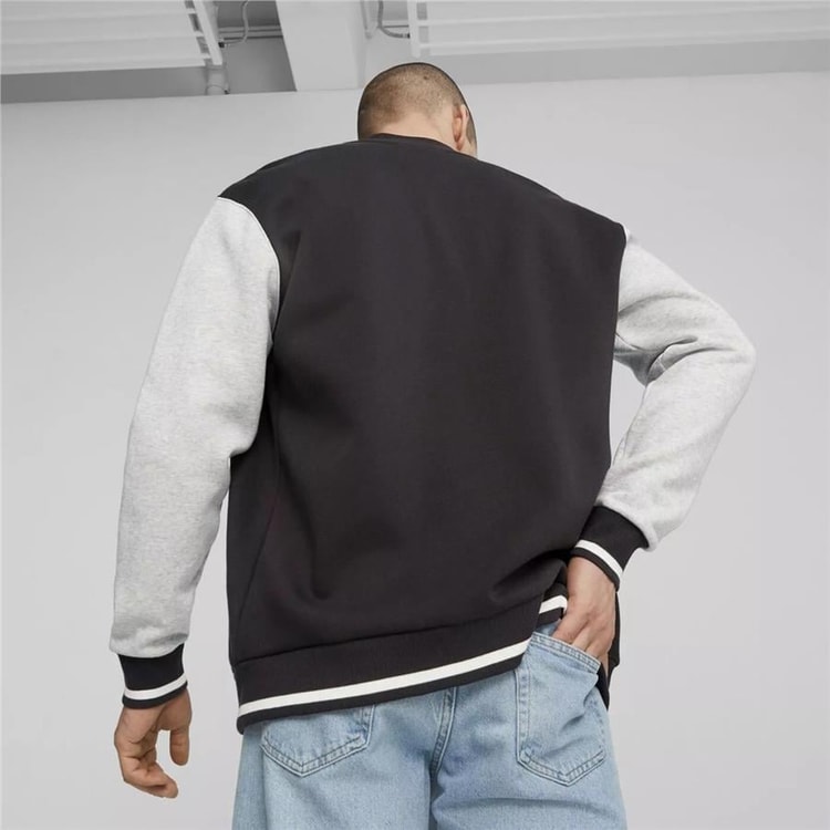 Puma 676018 01 Puma Squad Track Jacket Fl Puma Black Yetişkin Erkek Sweatshirt