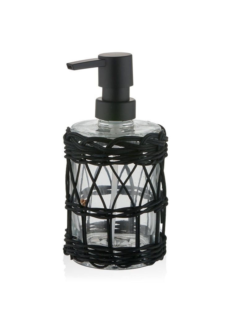 Rattan Sıvı Sabunluk Siyah 330 ml
