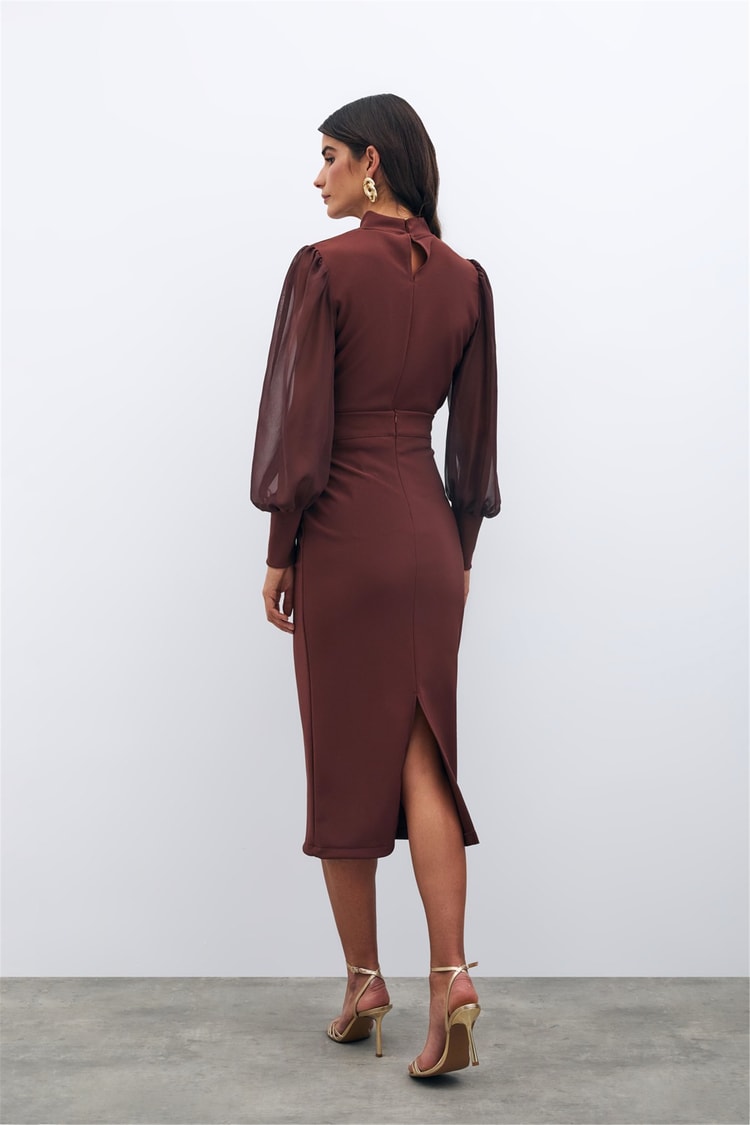 Sateen Y26 1037-4019 Kalem Etek Kahverengi