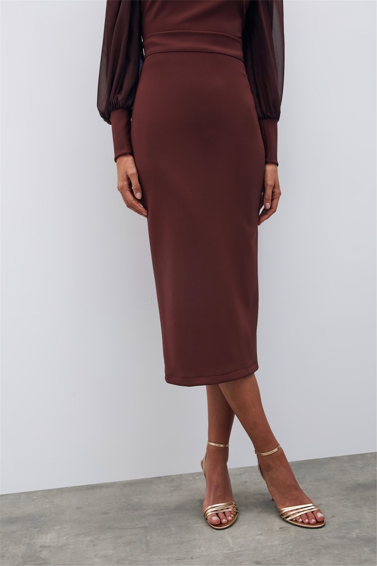 Sateen Y26 1037-4019 Kalem Etek Kahverengi