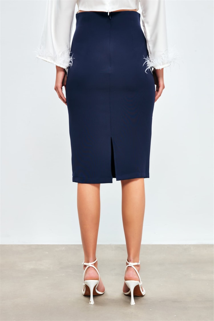 Sateen Y26 779-4518 Kalem Etek Lacivert
