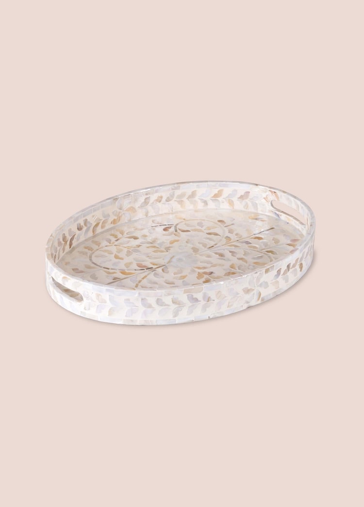 Sedef Oval Tepsi 50x36x6 cm TLC0078