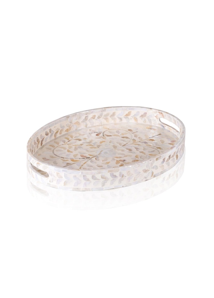 Sedef Oval Tepsi 50x36x6 cm TLC0078