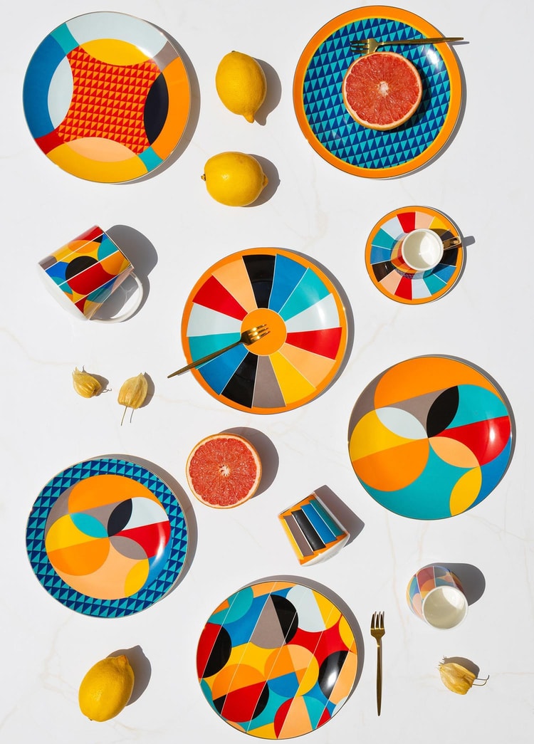 Shapes Pasta Tabağı 6 Kişilik