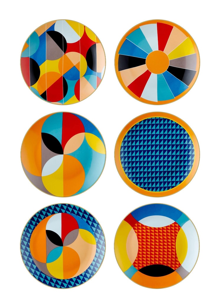 Shapes Pasta Tabağı 6 Kişilik