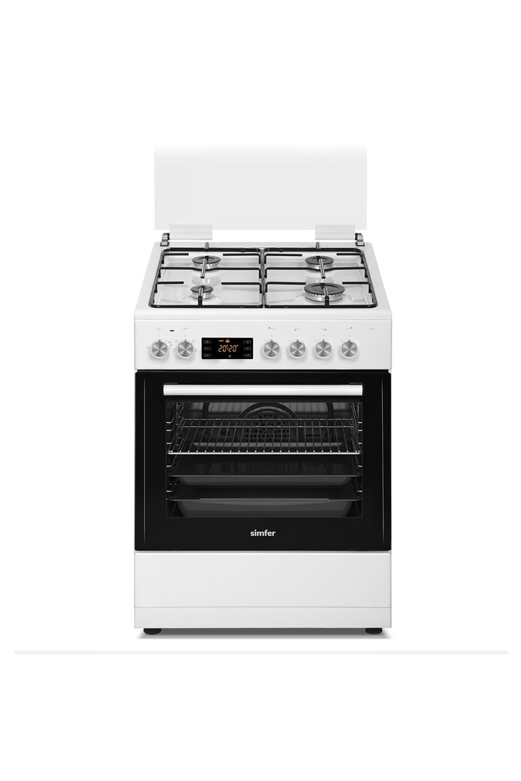 Simfer 1223 Tam Boy Fırın 4 Gözlü Turbo 7 Fonksiyon