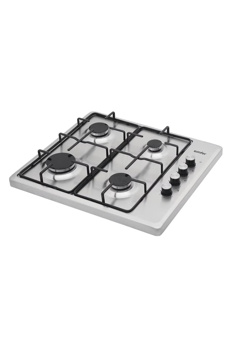 Simfer 3019-N Set Üstü Beyaz Emaye Ocak 4 Gözlü