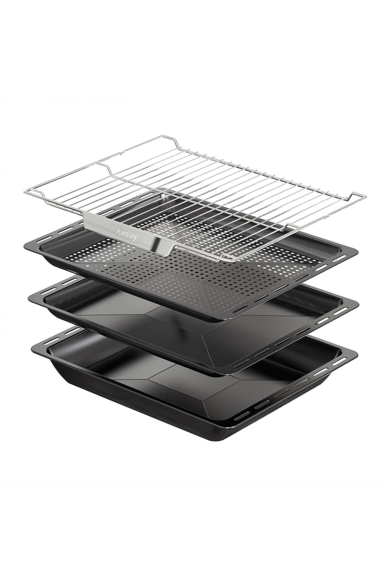 Simfer 8217 10 Fonksiyon Airfry Plus Gri Cam Ankastre Fırın Dijital