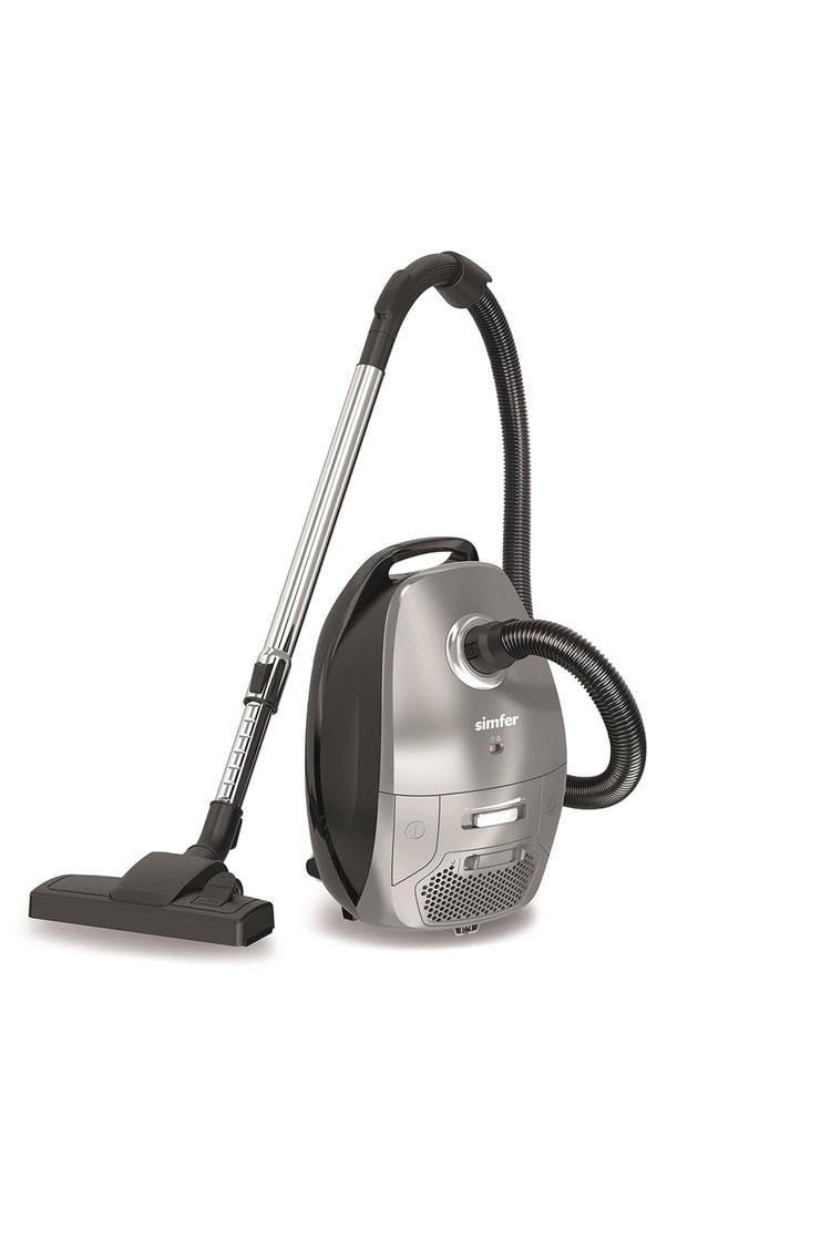 Simfer SK-6310 Toz Torbalı Yatay Süpürge 800W Gümüş-Gri