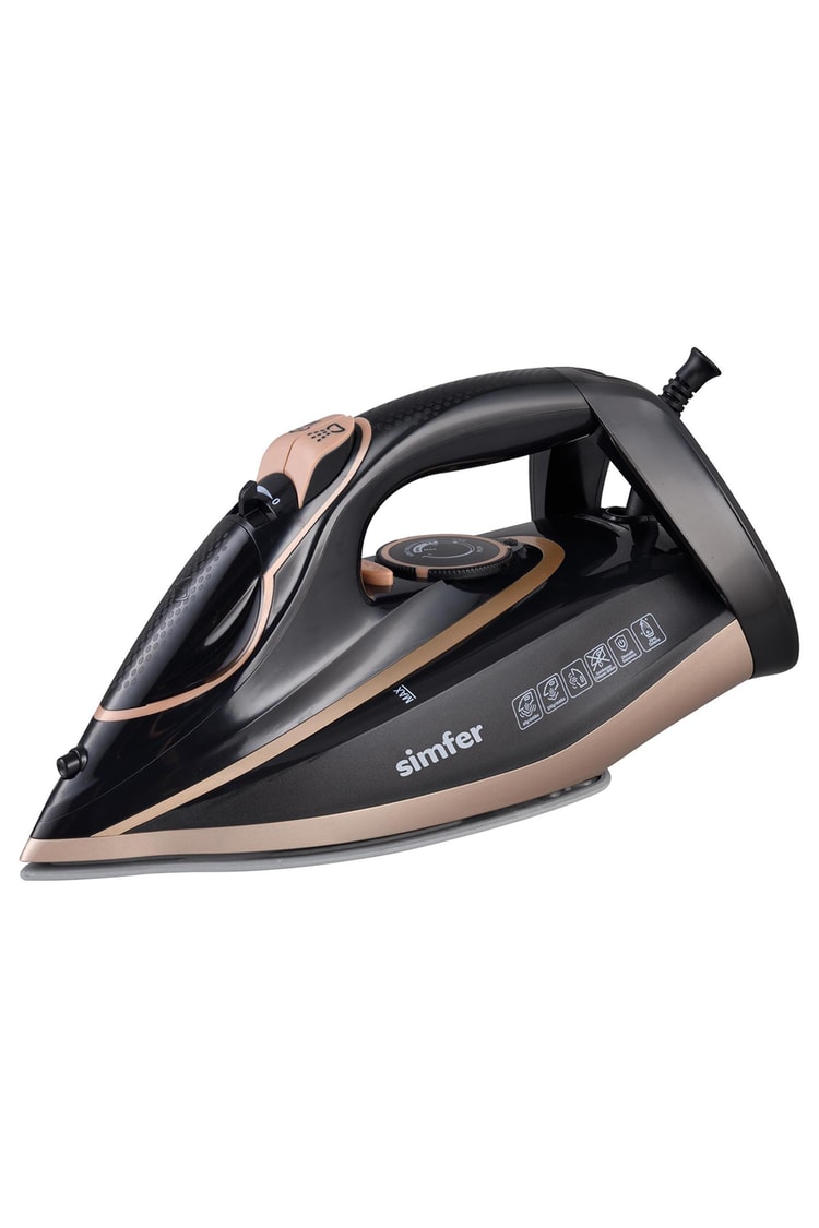 Simfer SK-6400 Steam Energy Buharlı Ütü 3000W Siyah-Rosegold
