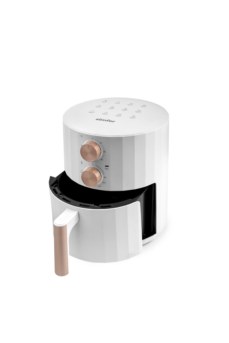Simfer SK-6706 5.5Litre Airfry Silent Pro Mekanik Beyaz