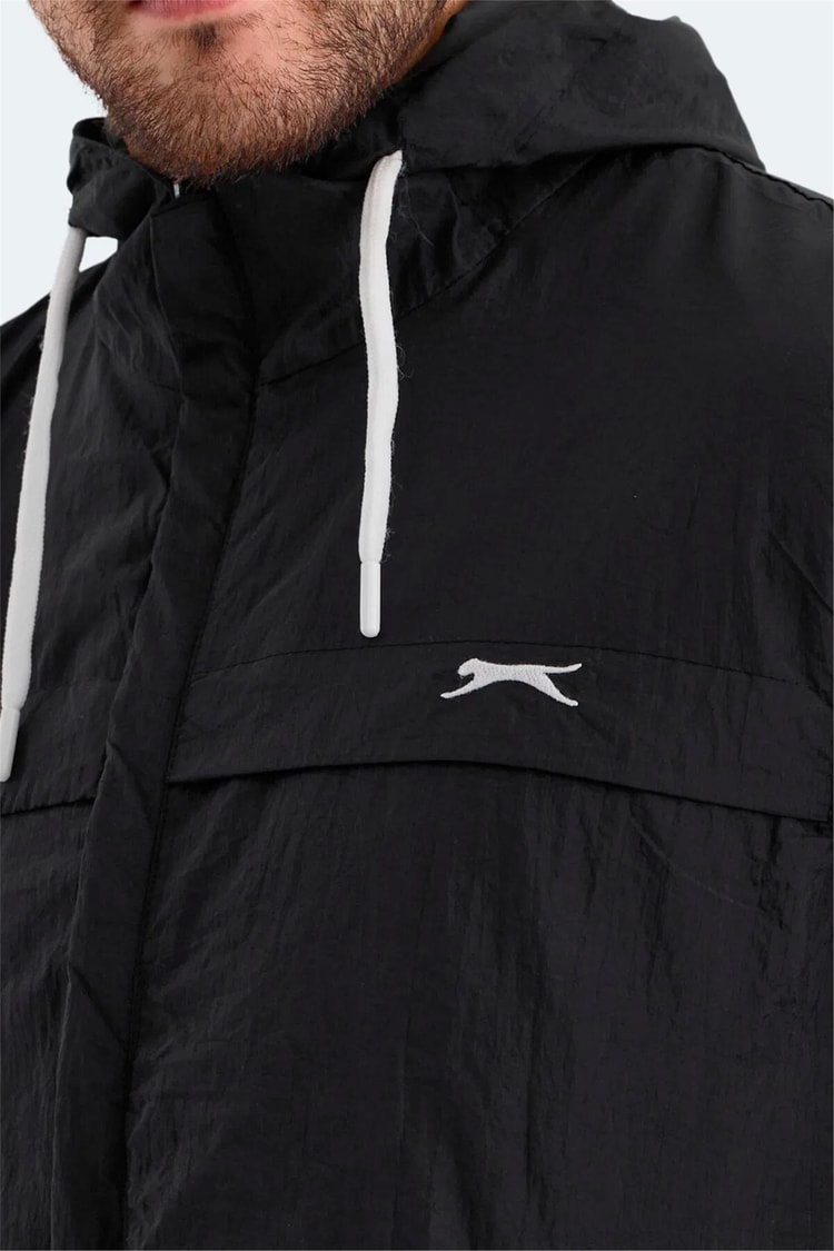Slazenger Hanga Sıyah Erkek Yagmurluk