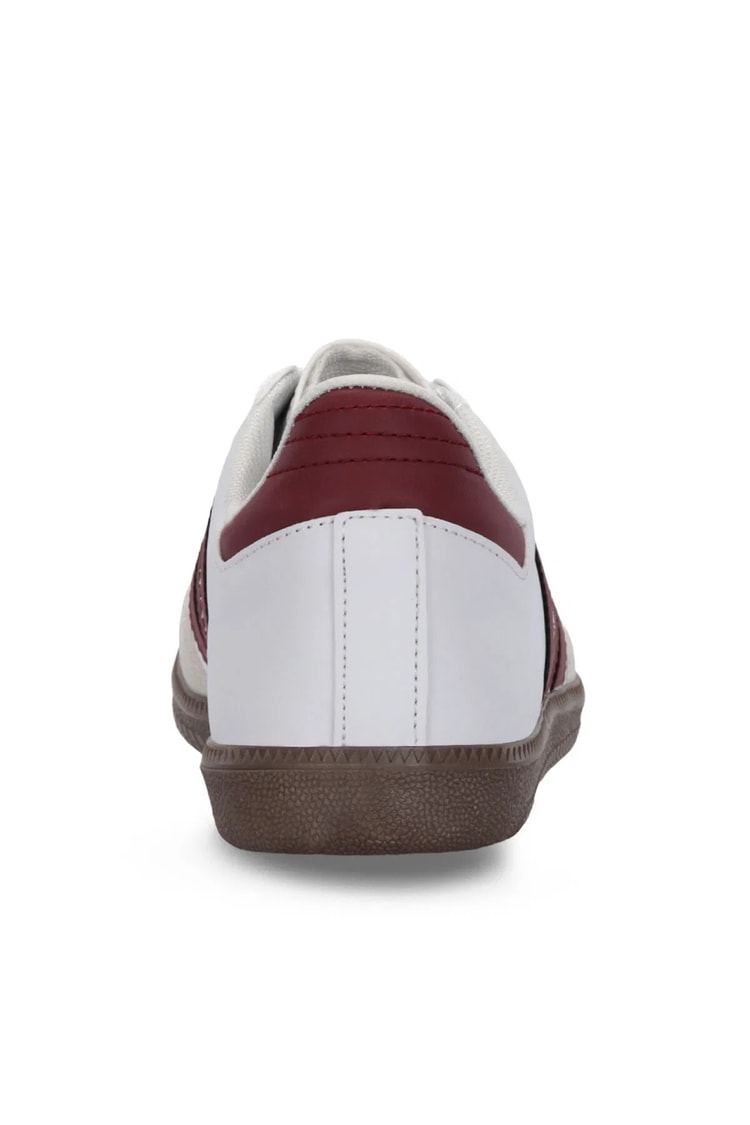 Slazenger Indıa G Beyaz / Bordo Garson Sneaker Ayakkabı