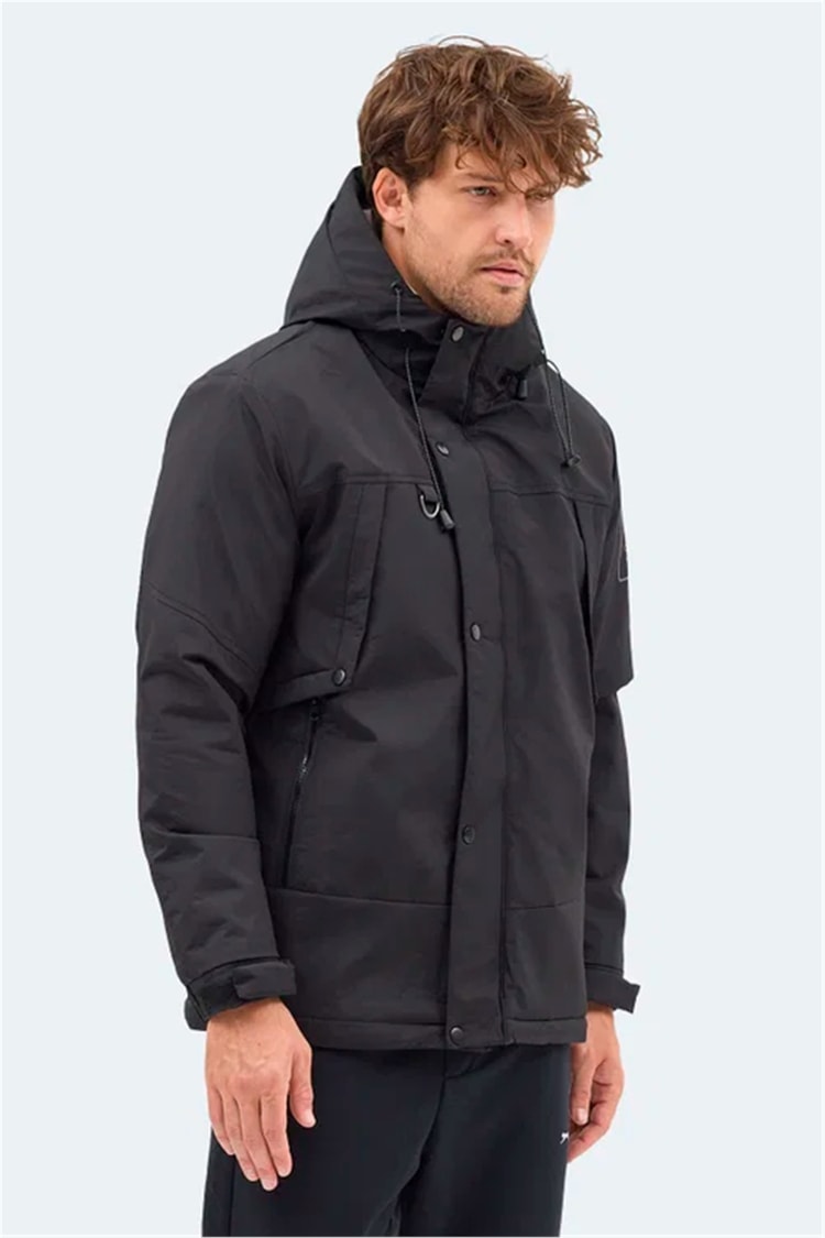 Slazenger K26 St25Je005-500 Globe Sıyah Erkek Mont