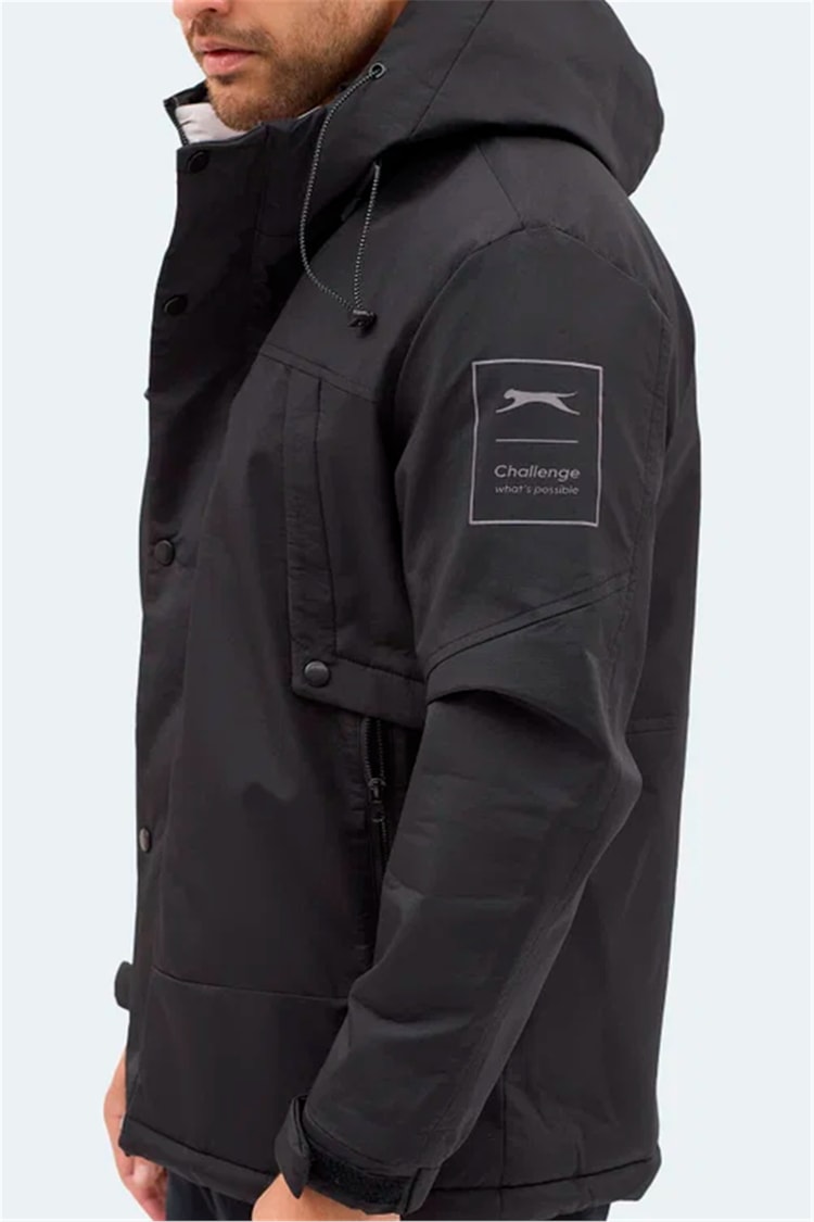 Slazenger K26 St25Je005-500 Globe Sıyah Erkek Mont