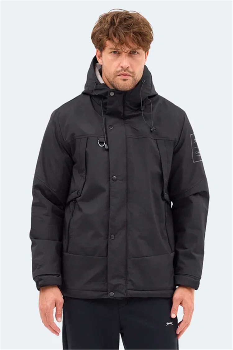 Slazenger K26 St25Je005-500 Globe Sıyah Erkek Mont