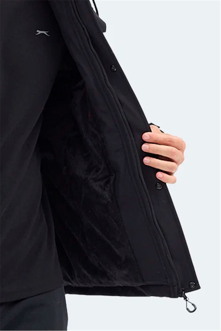 Slazenger K26 St25Je011-500 Gleam Sıyah Erkek Mont