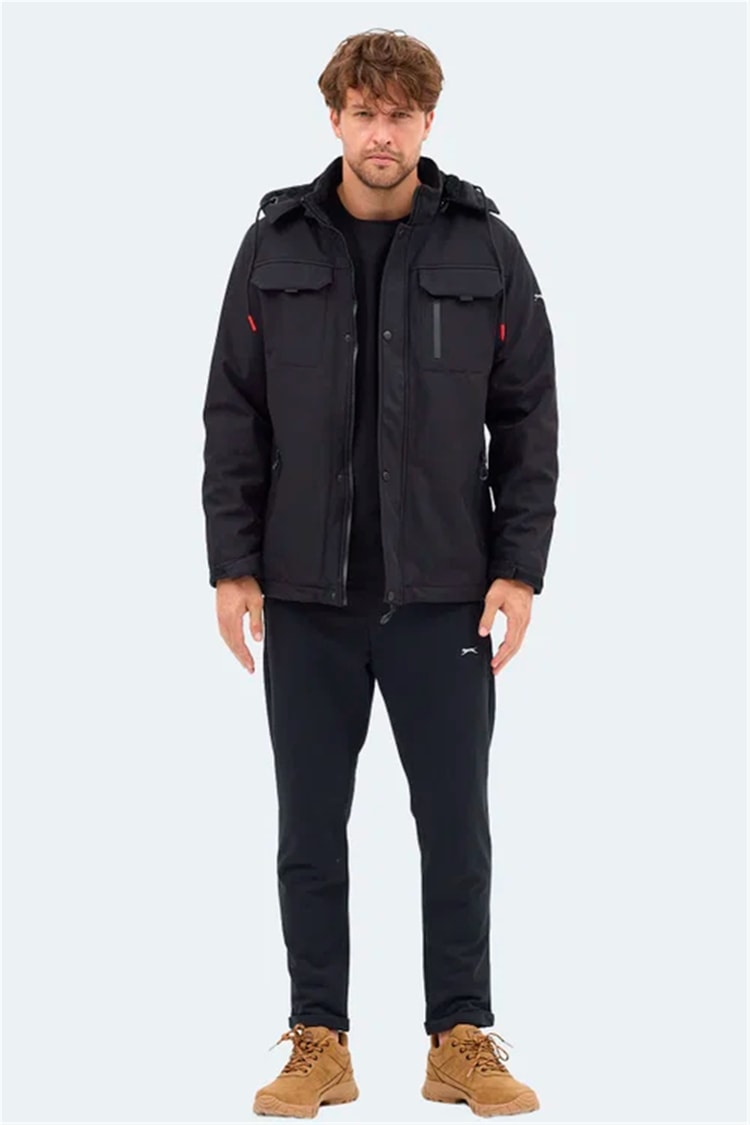 Slazenger K26 St25Je011-500 Gleam Sıyah Erkek Mont