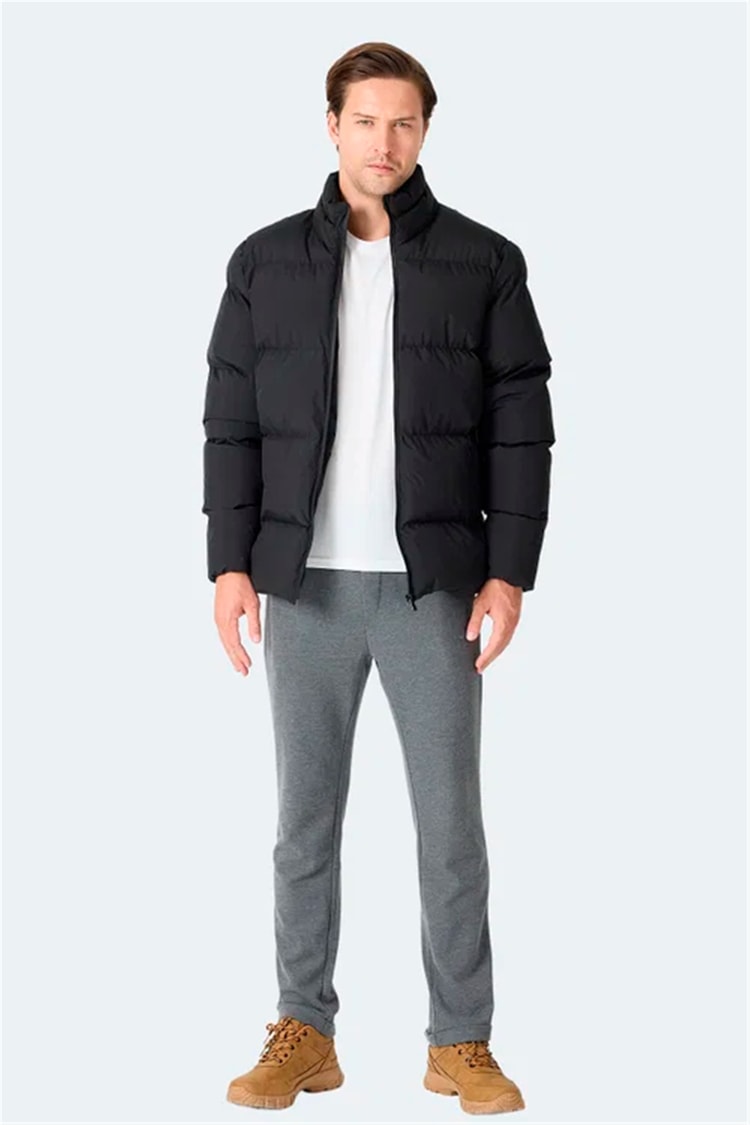 Slazenger K26 St25Je033-500 Hecarım Sıyah Erkek Mont