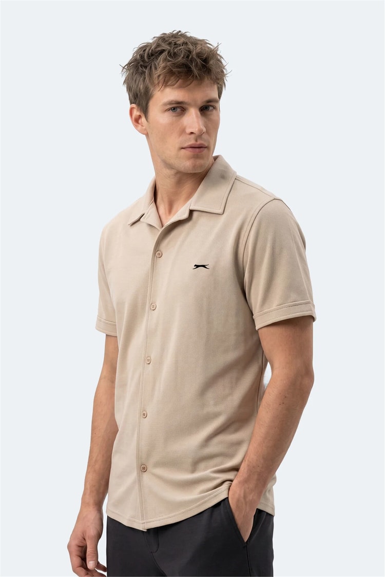 Slazenger Katelın Bej Erkek Gomlek