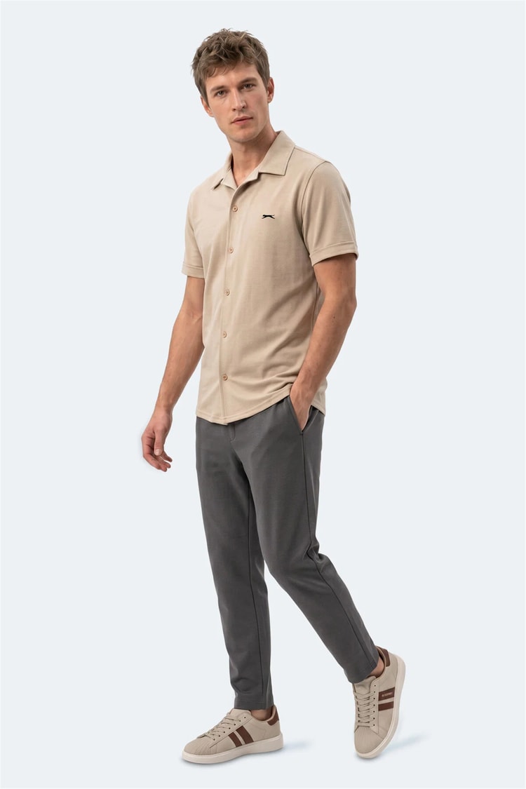 Slazenger Katelın Bej Erkek Gomlek