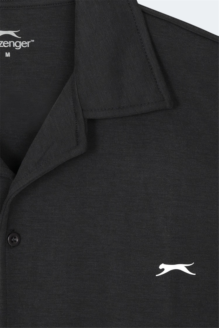 Slazenger Katelın Siyah Erkek Gomlek