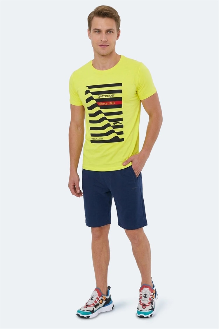 Slazenger Katell In Sarı Erkek T-Shırt
