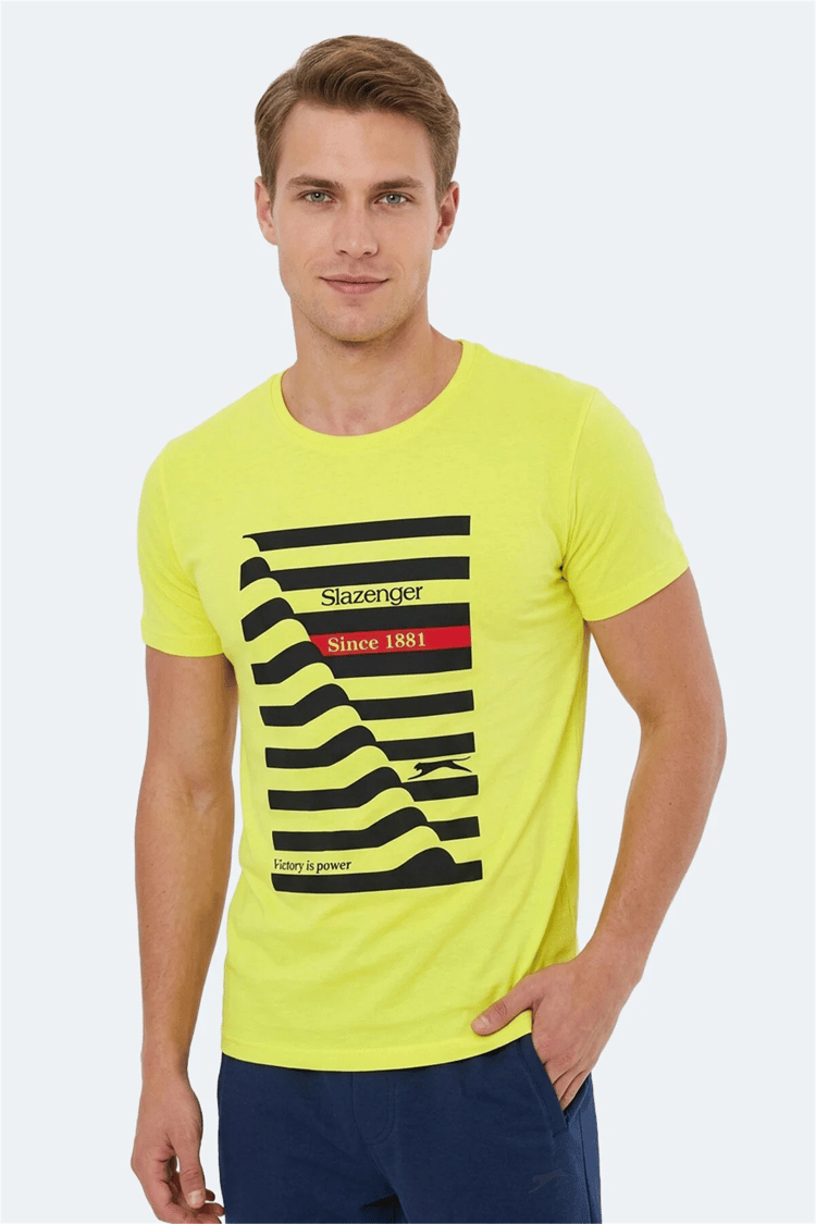 Slazenger Katell In Sarı Erkek T-Shırt