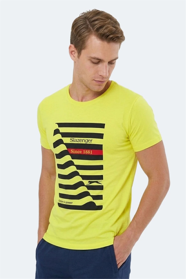 Slazenger Katell In Sarı Erkek T-Shırt