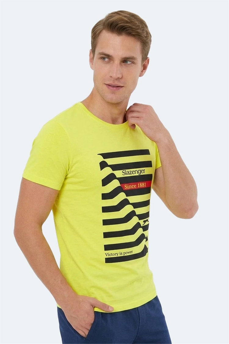 Slazenger Katell In Sarı Erkek T-Shırt