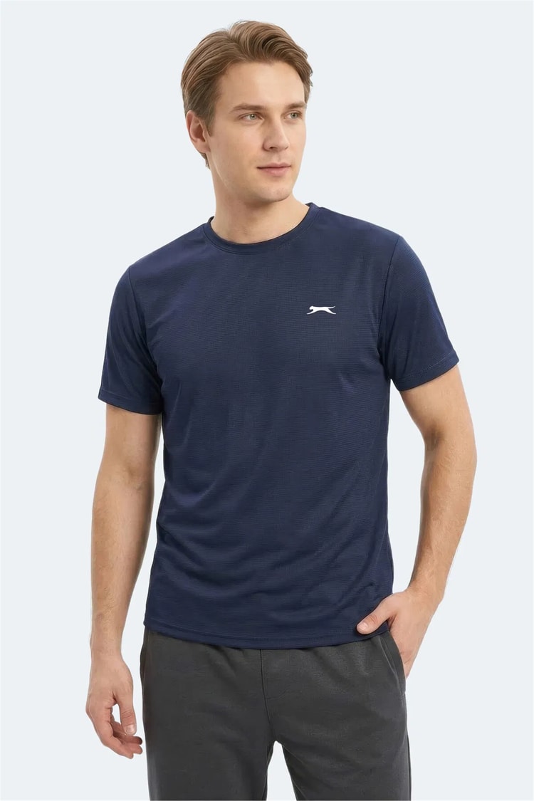 Slazenger Kayda Lacıvert Erkek T-Shırt