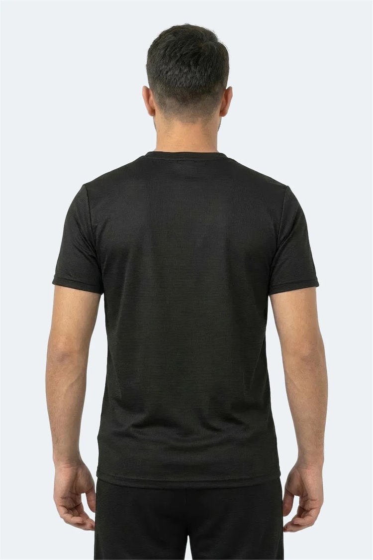 Slazenger Kayda Sıyah Erkek T-Shırt