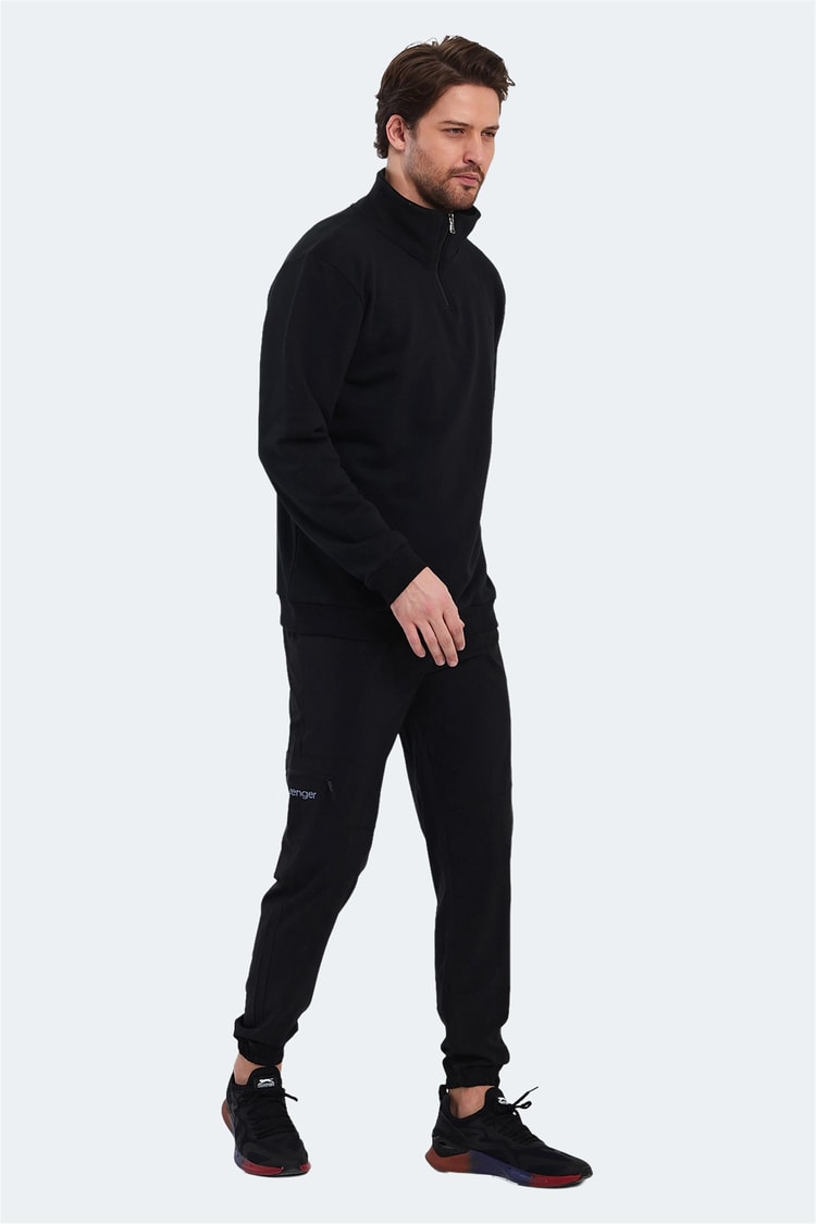 Slazenger Kerman Int. Sıyah Erkek Sweatshırt