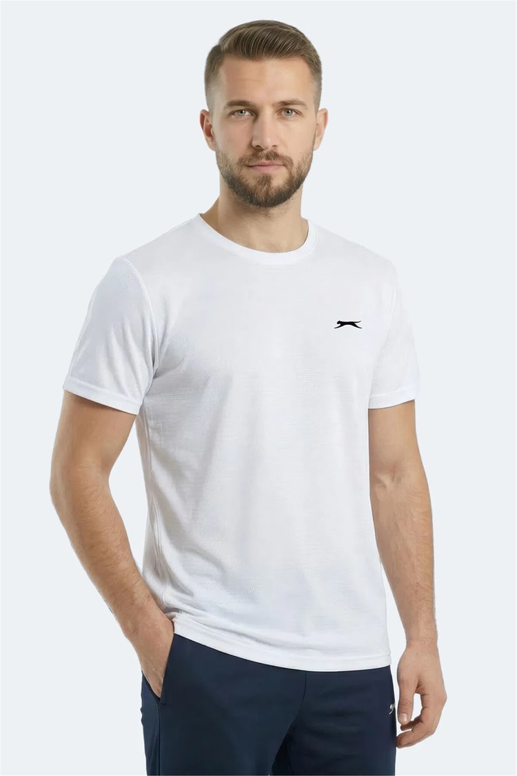 Slazenger Kofona Beyaz Erkek T-Shırt