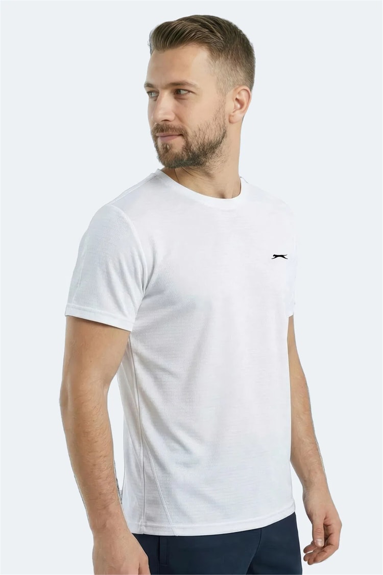 Slazenger Kofona Beyaz Erkek T-Shırt
