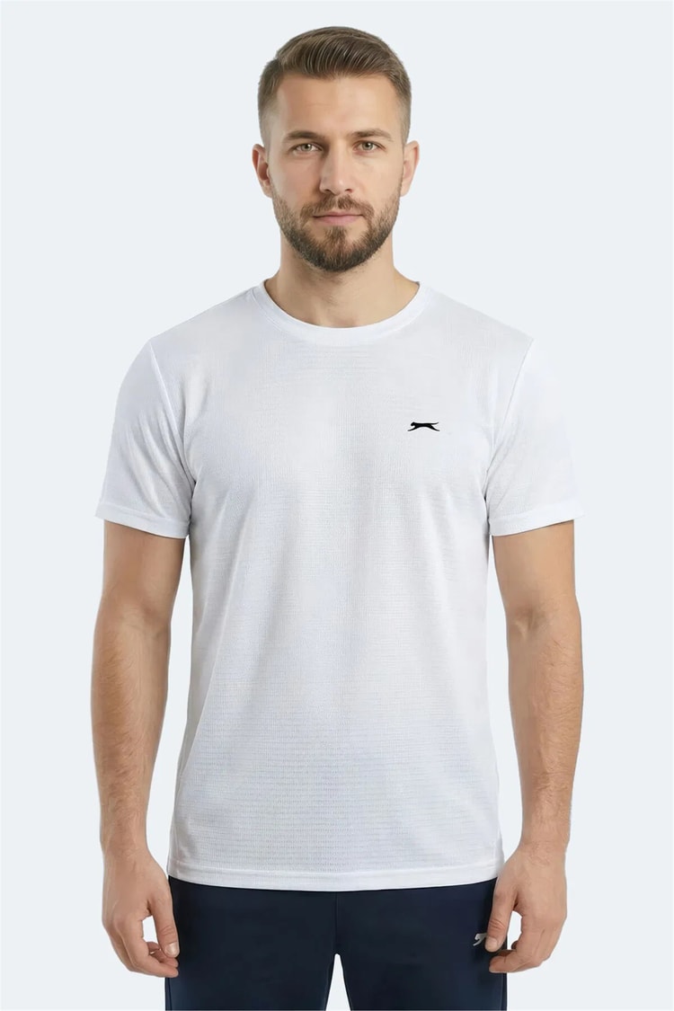 Slazenger Kofona Beyaz Erkek T-Shırt