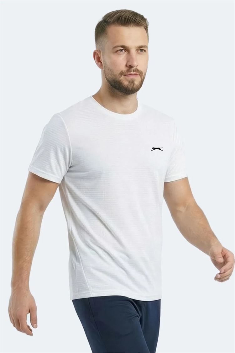 Slazenger Kofona Beyaz Erkek T-Shırt